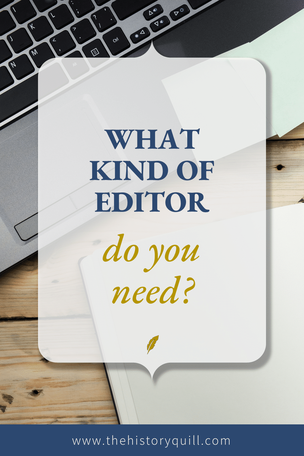 From The History Quill blog, what kind of editor do you need for your historical fiction book? Content editing, copyediting, etc.